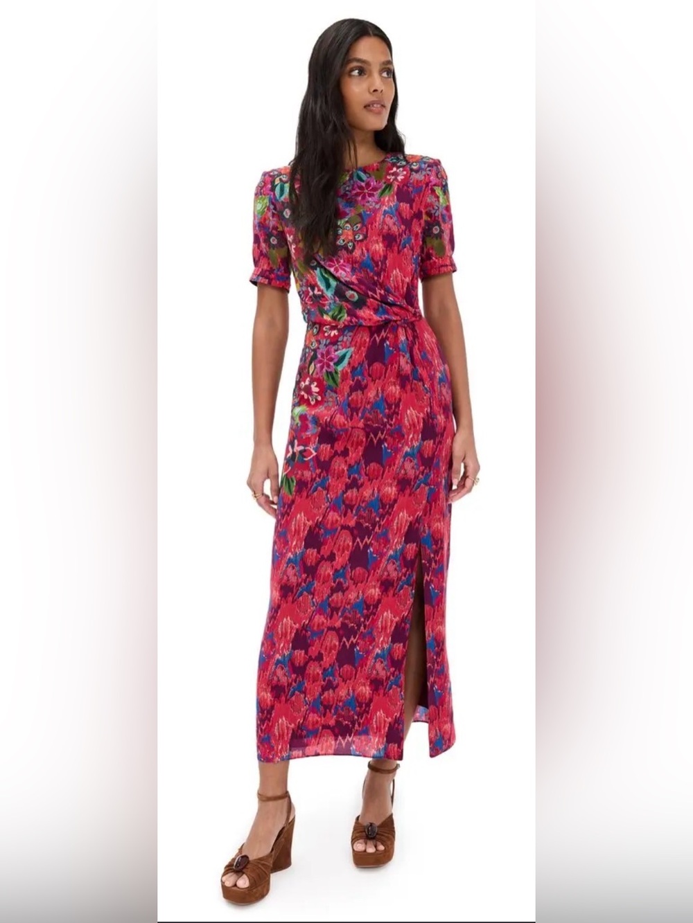 SALONI Devi Dress- Astilbe Meadow
